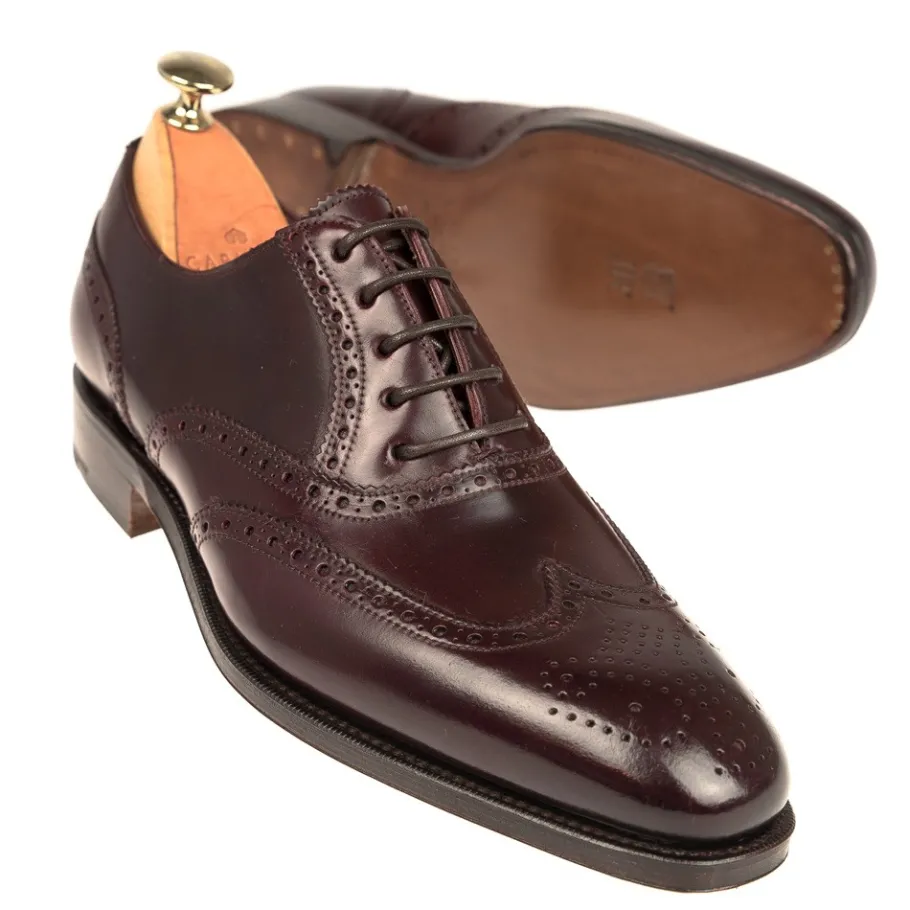 richelieu_cordovan__rain_1.webp Best Sale Carmina RICHELIEU CORDOVAN 922 RAIN BURGUNDY