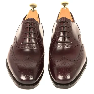 Best Sale Carmina RICHELIEU CORDOVAN 922 RAIN BURGUNDY