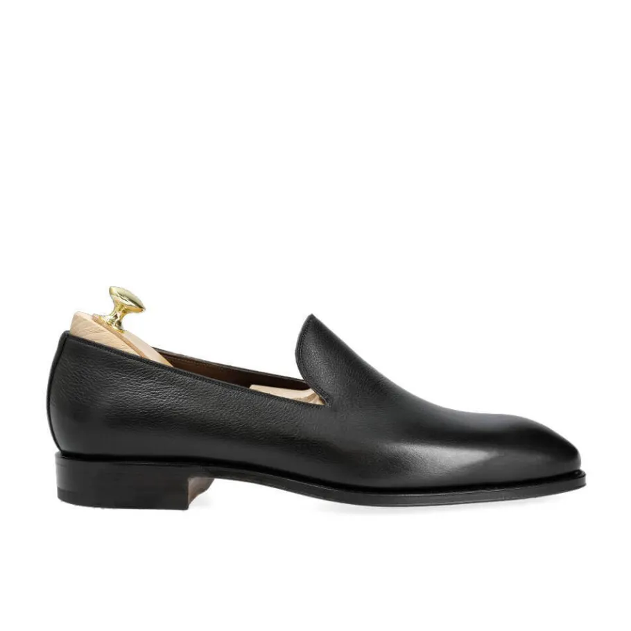 slippers_noir_rusticalf__carmina_2.webp Store Carmina SLIPPERS NOIR RUSTICALF | BLACK