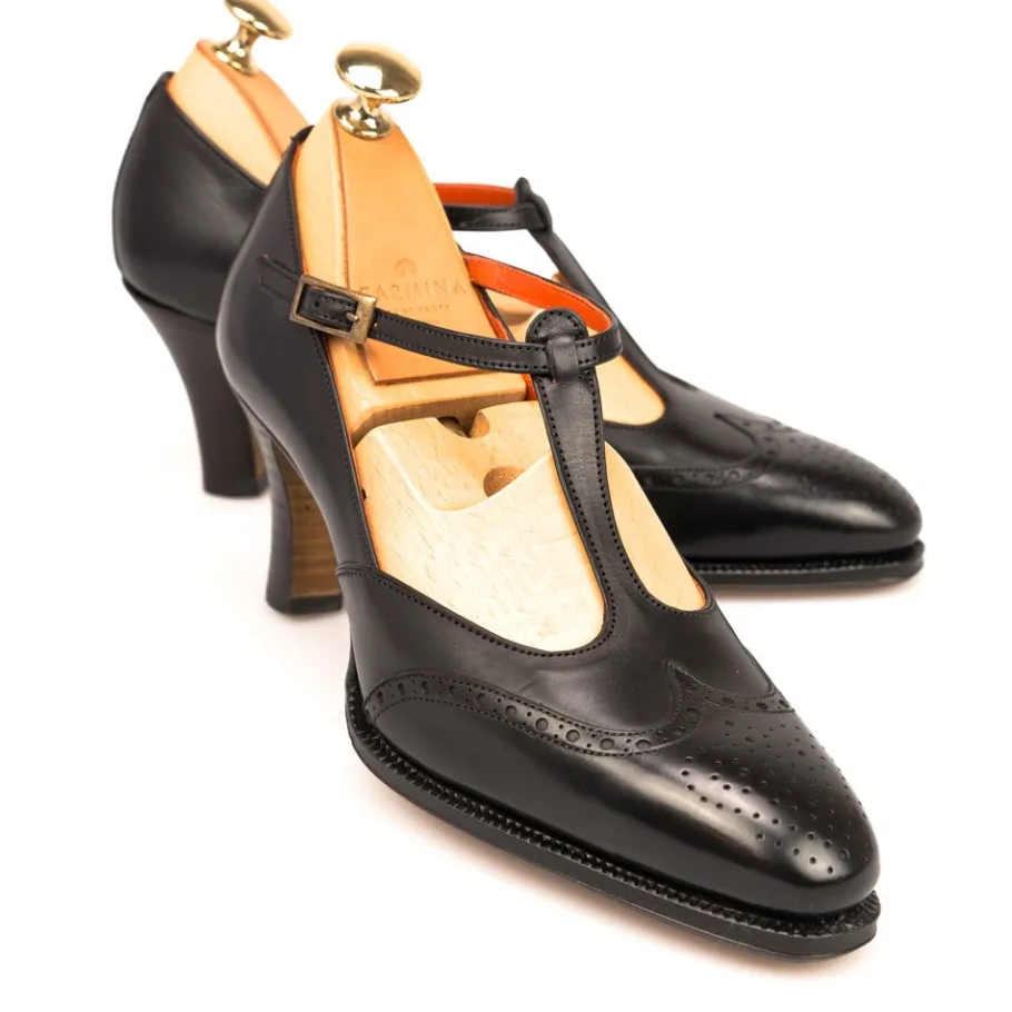 t_strap_shoes__lluc_0-1.webp Clearance Carmina T STRAP SHOES 1389 LLUC BLACK