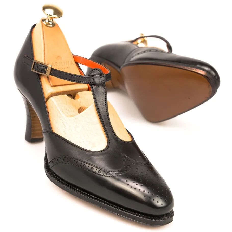 t_strap_shoes__lluc_1-1.webp Clearance Carmina T STRAP SHOES 1389 LLUC BLACK