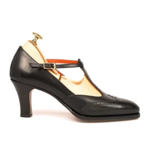 Clearance Carmina T STRAP SHOES 1389 LLUC BLACK