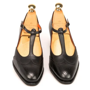 Clearance Carmina T STRAP SHOES 1389 LLUC BLACK