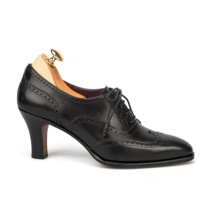 New Carmina Women's Leather High Heel Shoes | BLACK