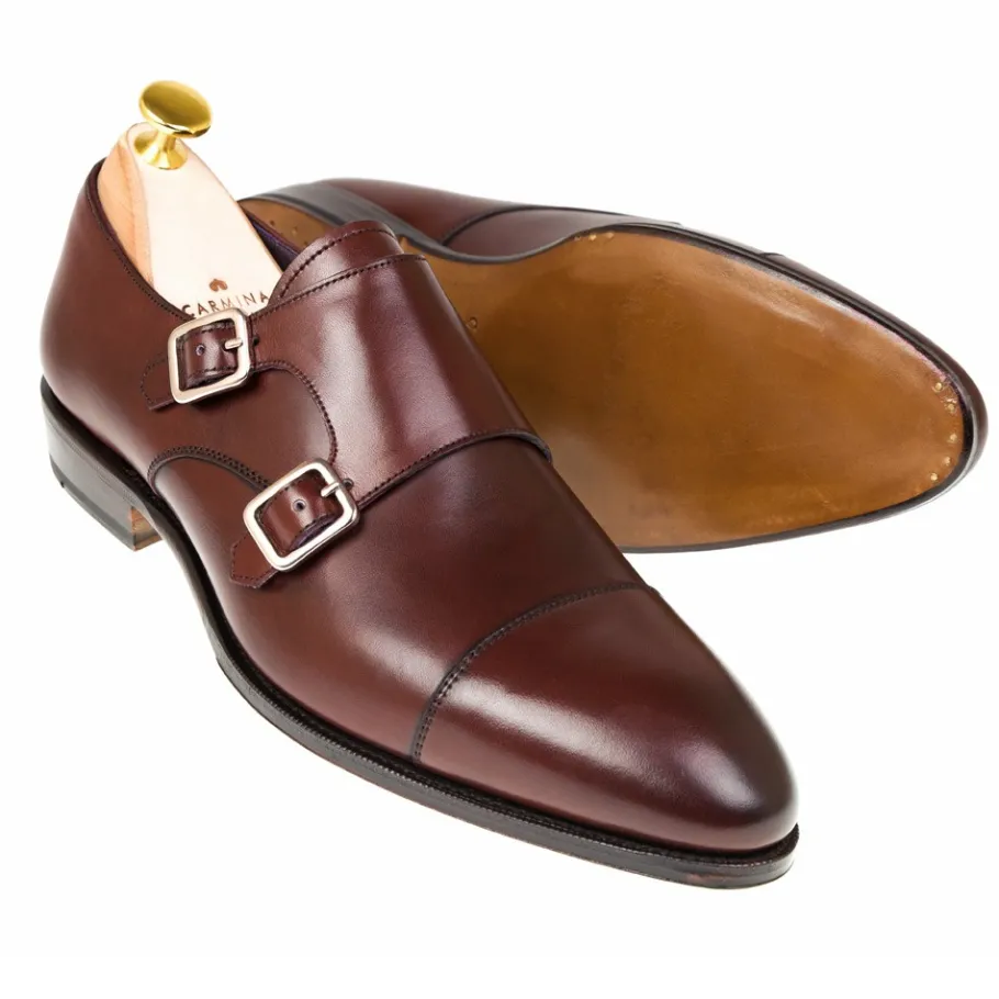zapatos_doble_hebilla_hombre_vegano_burdeos__carmina_1.webp Online Carmina ZAPATOS DOBLE HEBILLA HOMBRE VEGANO BURDEOS | BURGUNDY