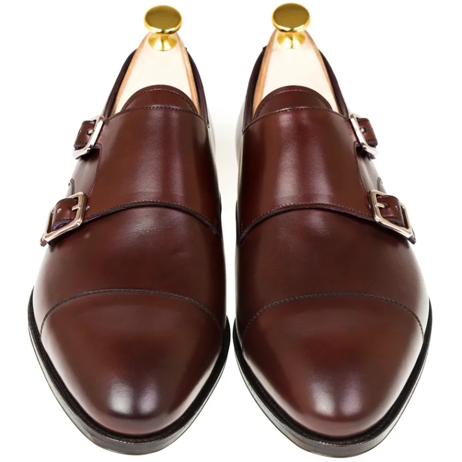 zapatos_doble_hebilla_hombre_vegano_burdeos__carmina_3.webp Online Carmina ZAPATOS DOBLE HEBILLA HOMBRE VEGANO BURDEOS | BURGUNDY