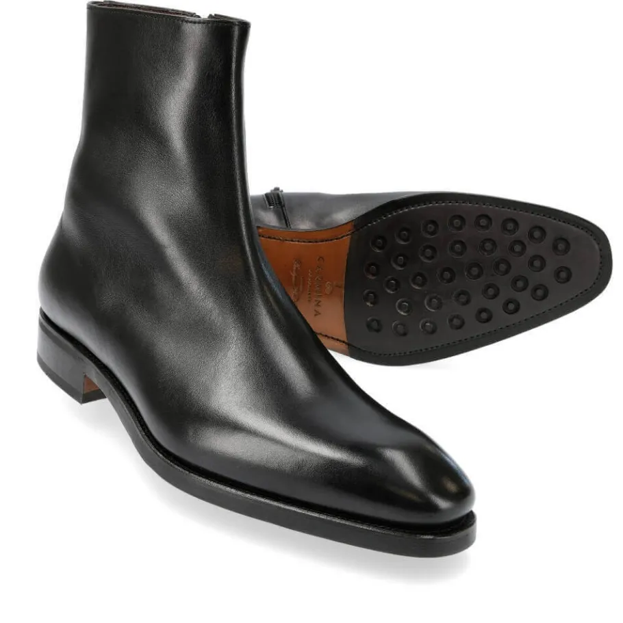 zip_boots__rain_1.webp Sale Carmina ZIP BOOTS 80688 RAIN BLACK