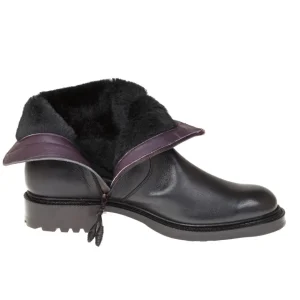 Store Carmina ZIP BOOTS FEMME 1853 OSCARIA BLACK